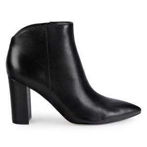 Marc Fisher Unno Point-Toe Leather Booties size 10
